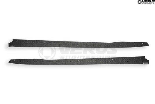 Carbon Polyweave Side Splitter Kit - Mk5 Toyota Supra