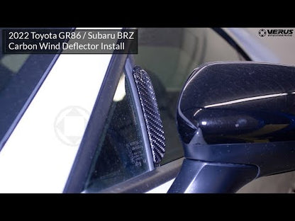 Verus Engineering Plastic Anti-Buffeting Wind Deflectors - Toyota GR86 / Subaru BRZ