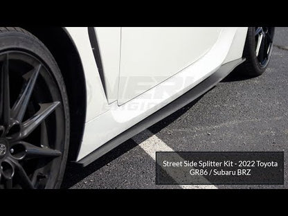 Verus Engineering Street Side Splitter Kit Toyota GR86/Subaru BRZ