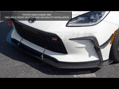 Verus Engineering Two-Piece Front Splitter - Toyota GR86